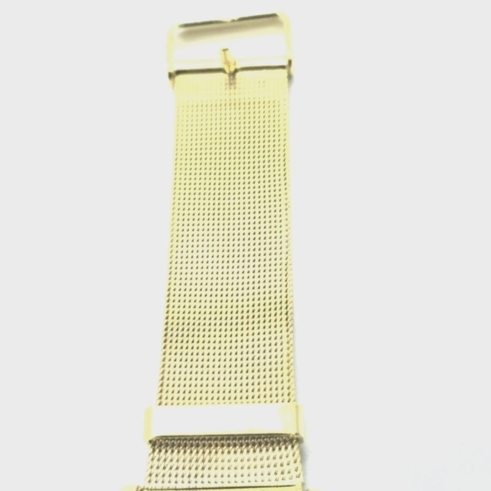 Unisex Dijanes Gold Plated Dial - Mesh Bracelet One Size Fits All - Picture 5 of 6